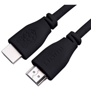 Raspberry Pi® CPRP010-B HDMI-kabel Raspberry Pi [1x HDMI-stekker - 1x HDMI-stekker] 1.00 m Zwart