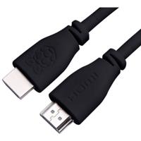 Raspberry Pi® CPRP010-B HDMI-kabel Raspberry Pi [1x HDMI-stekker - 1x HDMI-stekker] 1.00 m Zwart - thumbnail