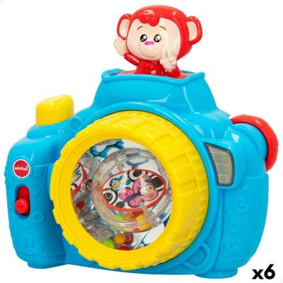 Fotocamera (speelgoed) Winfun Blauw 17 x 16,5 x 8 cm (6 Stuks)