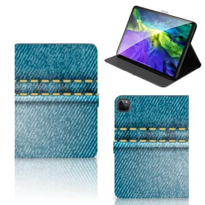 iPad Pro 11 2020/2021/2022 Tablet Hoes met standaard Jeans iPad Pro 11 2020/2021/2022 Tablet Hoes met standaard Jeans