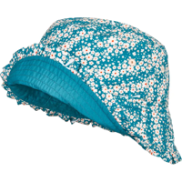 Playshoes zonnehoed omkeerbaar Flower Petrol-55 cm