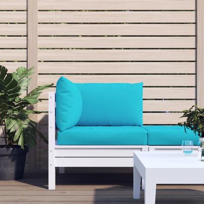 VidaXL Palletkussens 3 st oxford stof turquoise