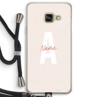 Strawberry Milkshake: Samsung Galaxy A3 (2016) Transparant Hoesje met koord