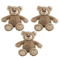 Happy Horse pluche knuffel beer Bella - 3x stuks - beige - 22 cm - Knuffelbeer - Beren