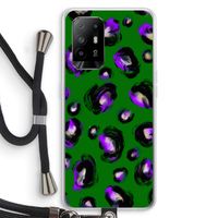 Green Cheetah: Oppo A94 5G Transparant Hoesje met koord