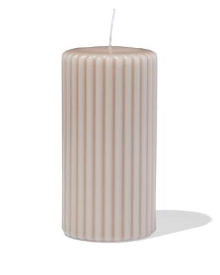 HEMA Stompkaars ⌀7x13cm Rib Naturel (naturel)
