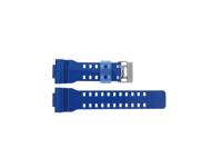 Horlogeband Casio 10389103 Rubber Blauw 16mm