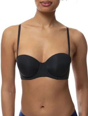 Balconette BH - Strapless - Michelle - Bh met verwijderbare bandjes - Wit - Zwart - Huidskleur