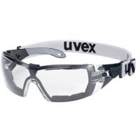 uvex pheos 9192680 Veiligheidsbril Incl. UV-bescherming Grijs, Zwart EN 166, EN 170 DIN 166, DIN 170