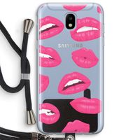 Bite my lip: Samsung Galaxy J5 (2017) Transparant Hoesje met koord