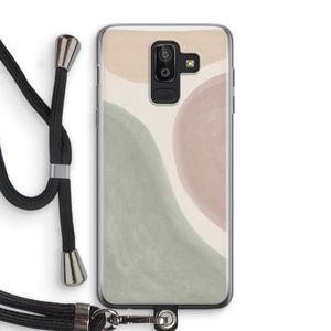 Geo #6: Samsung Galaxy J8 (2018) Transparant Hoesje met koord