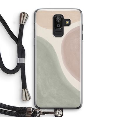 Geo #6: Samsung Galaxy J8 (2018) Transparant Hoesje met koord