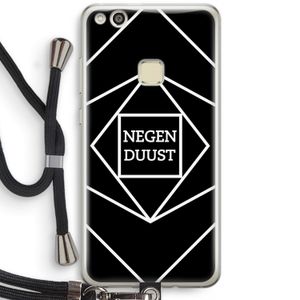 Negenduust geometrisch: Huawei Ascend P10 Lite Transparant Hoesje met koord