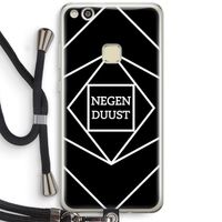 Negenduust geometrisch: Huawei Ascend P10 Lite Transparant Hoesje met koord