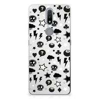 Silicone Back Case Nokia 2.4 Silver Punk