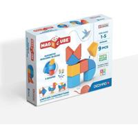 Magnetische blokken - GEOMAG - Magicube 208 - 9 stuks - Verschillende vormen - Dieren - Gerecycled plastic