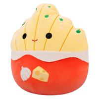 Squishmallows knuffel pluche - knoflook parmezaan frietjes, 30cm