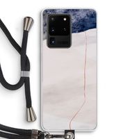 Stone White: Samsung Galaxy S20 Ultra Transparant Hoesje met koord