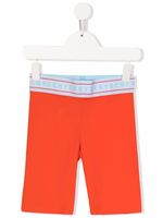 Dkny Kids short de cyclisme à taille à logo - Orange - thumbnail