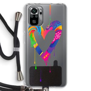 Melts My Heart: Xiaomi Redmi Note 10S Transparant Hoesje met koord