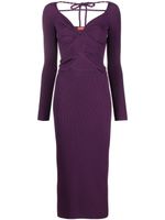 Altuzarra robe longue à découpes - Violet