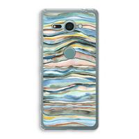 Watercolor Agate: Sony Xperia XZ2 Compact Transparant Hoesje