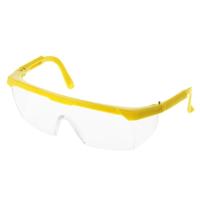 10 PC's buiten veiligheidsbril bril oog bescherming bril tandheelkundige werk Eyewear (gele Frame wit Lens)