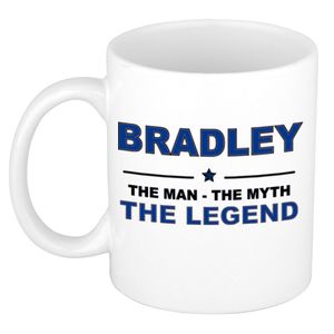 Bradley The man, The myth the legend cadeau koffie mok / thee beker 300 ml