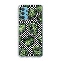 Geometrische jungle: Samsung Galaxy A32 4G Transparant Hoesje