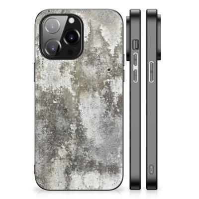 iPhone 14 Pro Max Marmeren Print Telefoonhoesje Beton Print