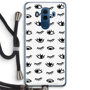 Eye pattern #2: Huawei Mate 10 Pro Transparant Hoesje met koord