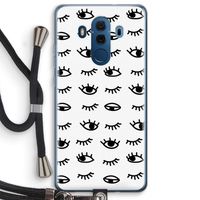 Eye pattern #2: Huawei Mate 10 Pro Transparant Hoesje met koord