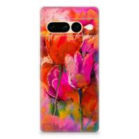 Smartphone hoesje Google Pixel 7 Pro Tulips Smartphone hoesje Google Pixel 7 Pro Tulips