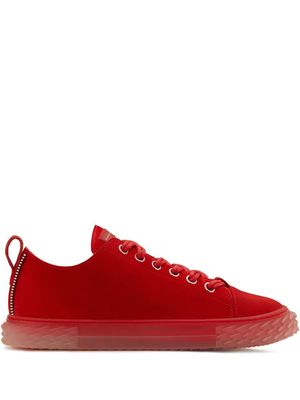 Giuseppe Zanotti baskets à semelle structurée - Rouge