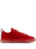 Giuseppe Zanotti baskets à semelle structurée - Rouge