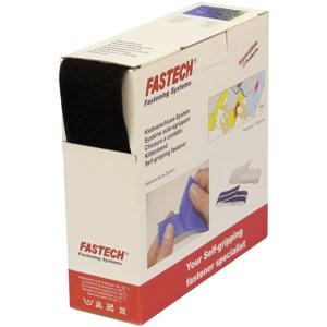 FASTECH® B50-STD-L-999910 Klittenband Om op te naaien Lusdeel (l x b) 10 m x 50 mm Zwart 10 m