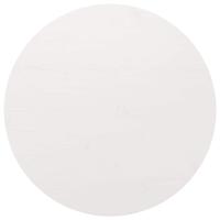 Tafelblad Ø90x2,5 cm massief grenenhout wit