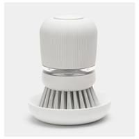 Brabantia afwasborstel + reservoir grijs