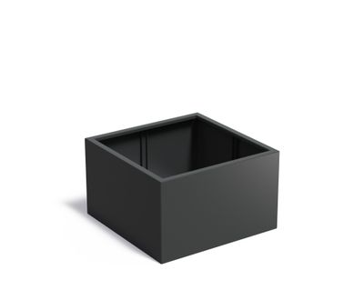 Aluminium plantenbak CARREZ zonder bodem 100x100x60cm.