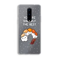 You're Shrimply The Best: OnePlus 8 Transparant Hoesje