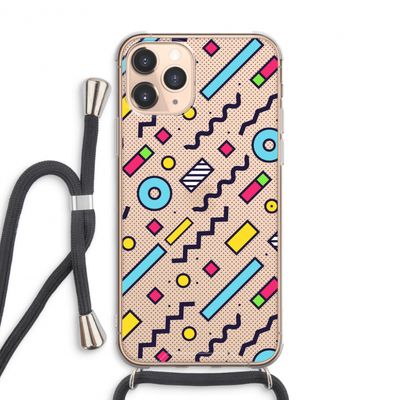 8-bit N°8: iPhone 11 Pro Max Transparant Hoesje met koord