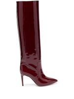 Paris Texas bottes en cuir verni 85 mm - Rouge