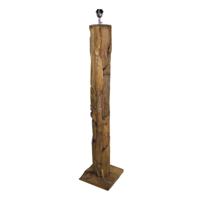 Vloerlamp Nature (zonder kap) - Rond - Teak 30x30x145cm