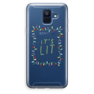 It's Lit: Samsung Galaxy A6 (2018) Transparant Hoesje