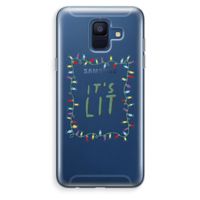 It's Lit: Samsung Galaxy A6 (2018) Transparant Hoesje