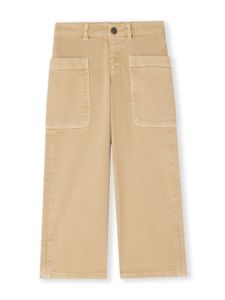 Bonpoint Looping wide-leg trousers - Tons neutres