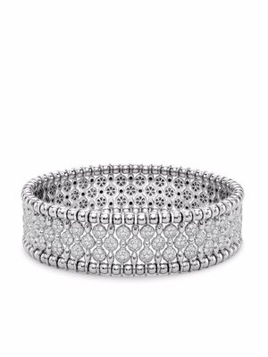 Pragnell bracelet Bohemia en or blanc 18ct serti de diamants - Argent