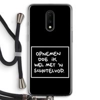 Schotelvod: OnePlus 7 Transparant Hoesje met koord