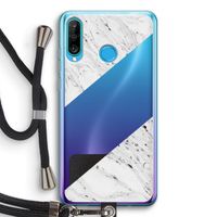 Biggest stripe: Huawei P30 Lite Transparant Hoesje met koord