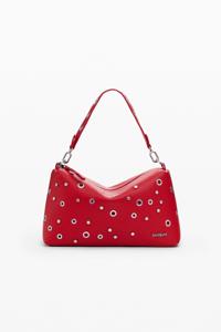 Handtas met studs - RED - U